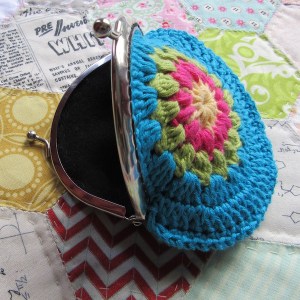 small crochet purse tute 15